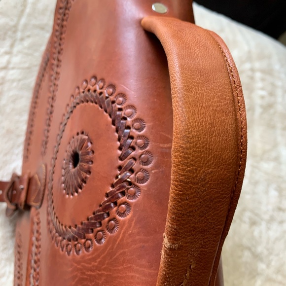 Mexican leather handbag - Picture 7 of 8